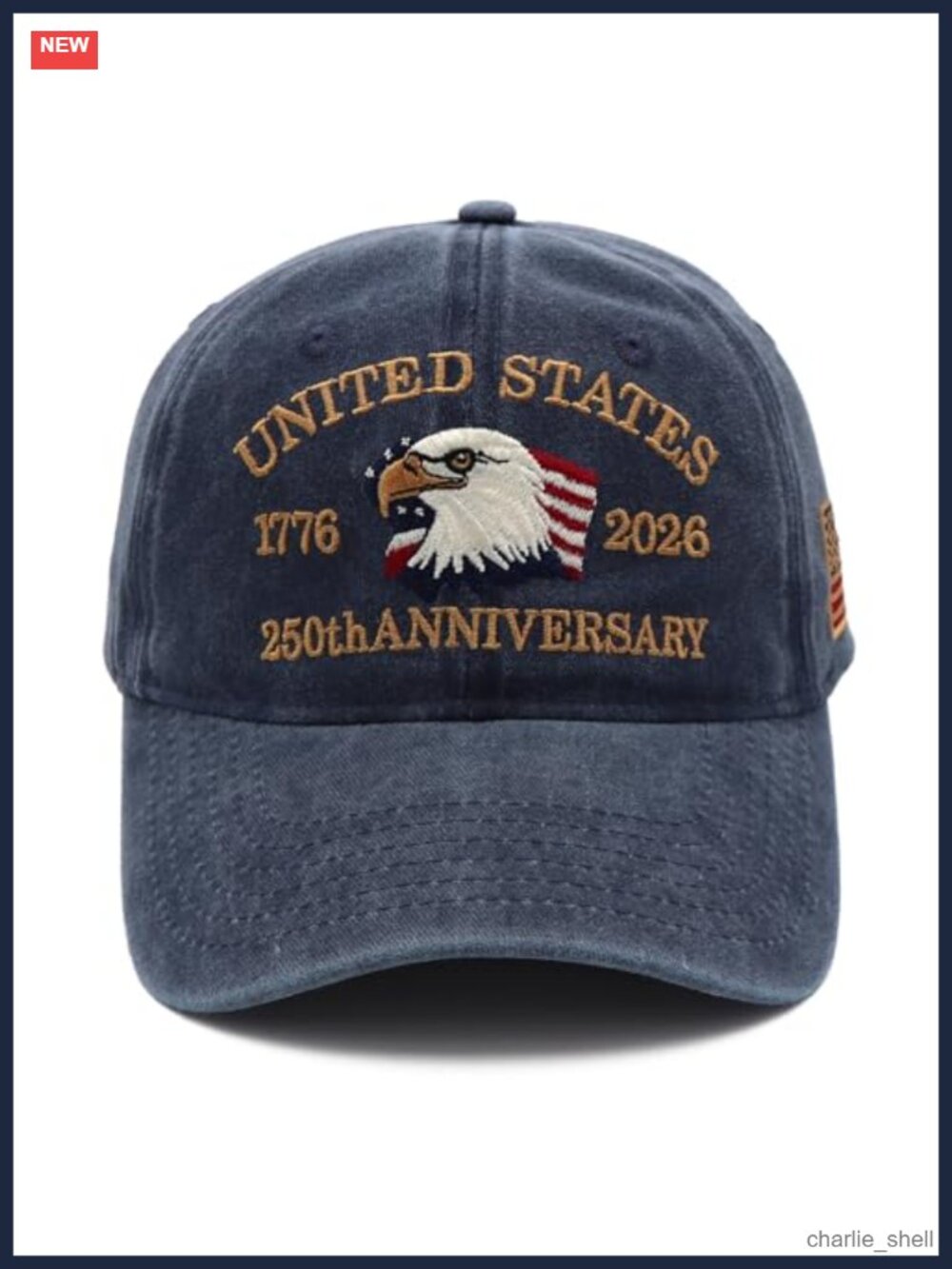 250th Anniversary USA Embroidered Baseball Cap Patriotic Hat 1776-2026